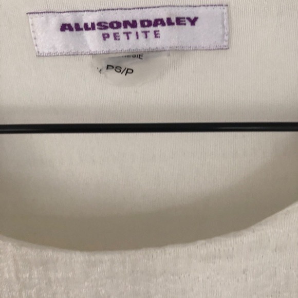 Vintage Alison Daley  Lined Lacey Small Cottagecore Top - Picture 2 of 4